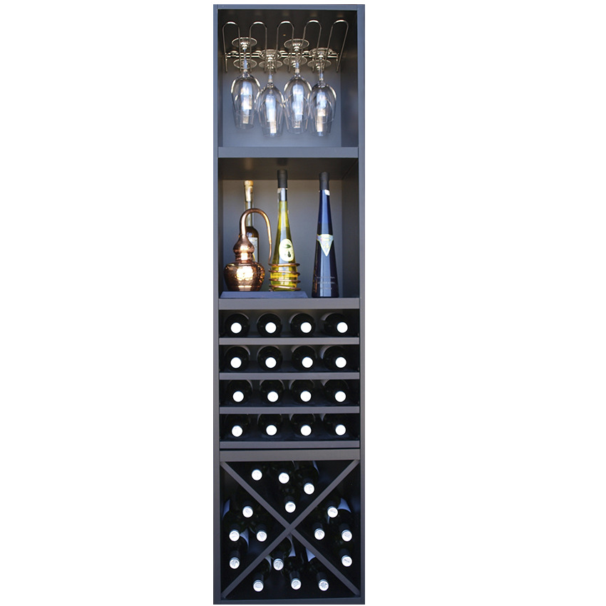 Botellero serie Merlot 32 botellas + 12 copas 644021