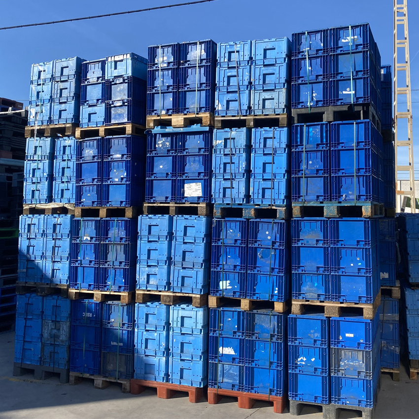 Lote Cajas de Plástico Cerradas Usadas 40 x 60 x 28 cm VDA C-KLT