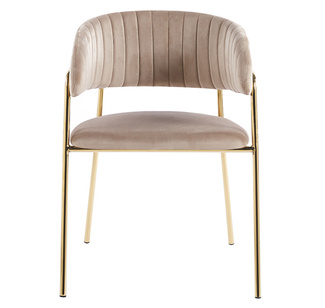 Silla Niel Golden de Terciopelo 40 x 47 x 78 cm