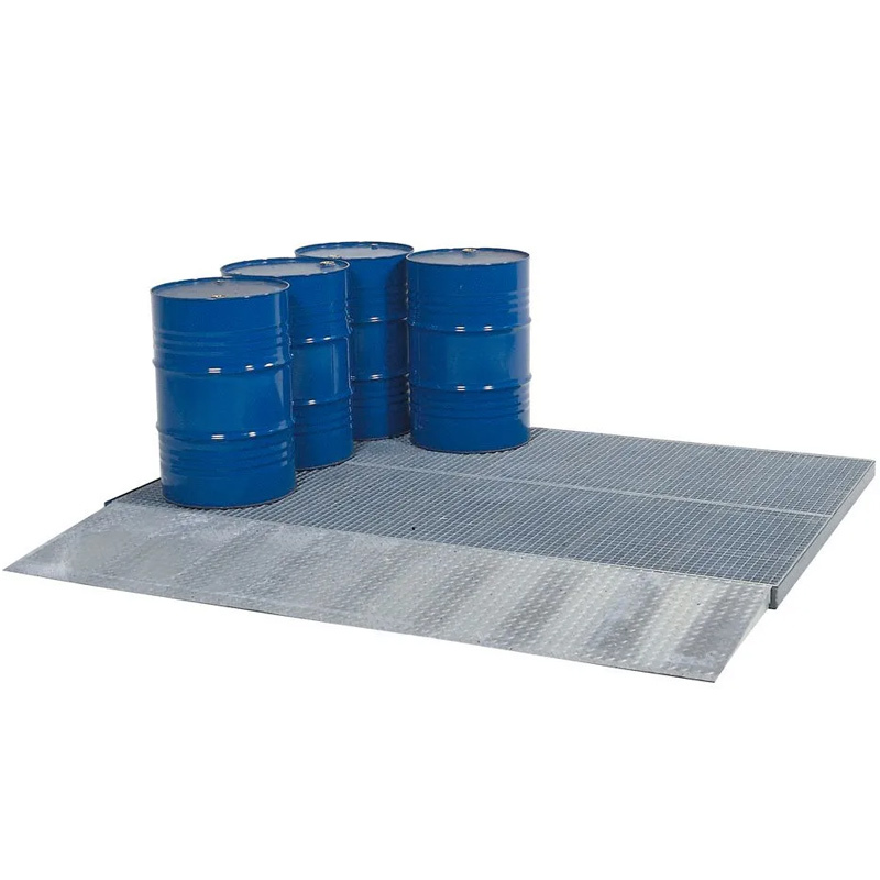 Suelo de Retención Galvanizado Carga por Rueda 2000kg Alto 7,8cm