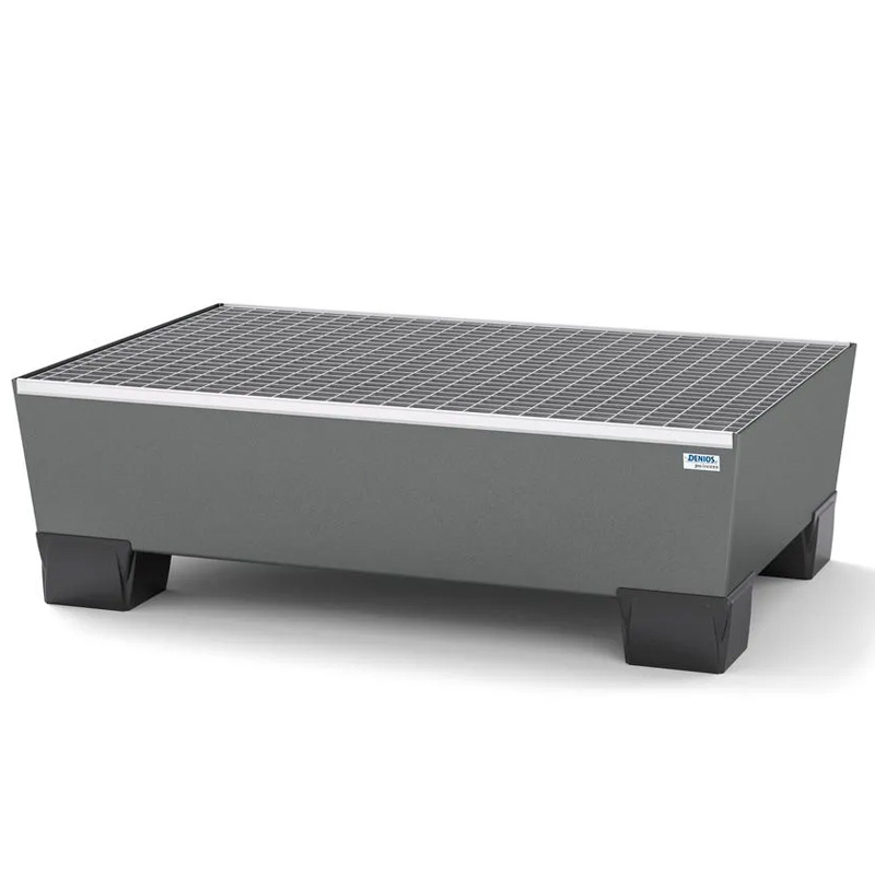 Cubeto Pro-Line en Acero con Patas y Rejilla para 2 Bidones 