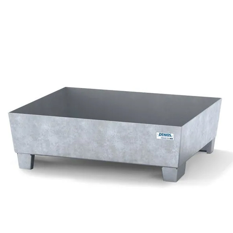Cubeto Classic-Line en Acero con Patas sin Rejilla para 1 Bidón 60 litros