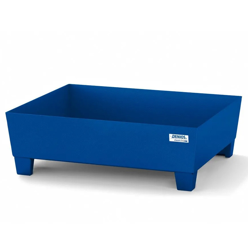 Cubeto Classic-Line en Acero con Patas sin Rejilla para 1 Bidón 60 litros