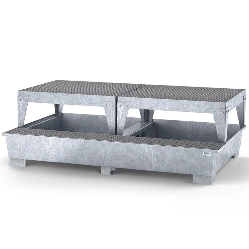 Cubeto Classic-Line en Acero con 2 Estantes para 2 GRG/IBC