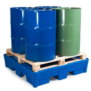 Cubeto de Retención Classic-line en PE Sin Rejilla para 4 Bidones 