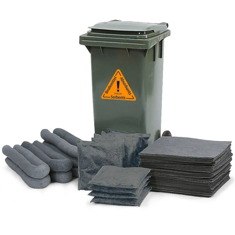 Set Emergencia Versión Universal DENSORB 115L Contenedor con Ruedas 