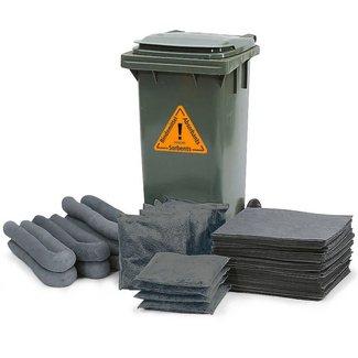 Set Emergencia DENSORB Versión Universal Contenedor con Ruedas 115L 