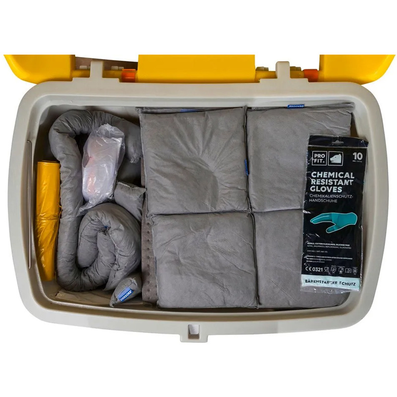 Set de Emergencia 211L DENSORB Versión Universal Caja de Seguridad 