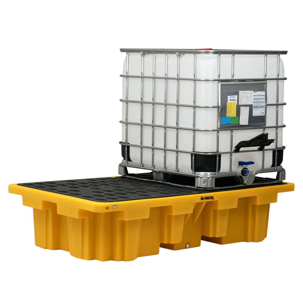 Cubeto Retenedor en PE para 2 IBC 130 x 220 x 50 cm 