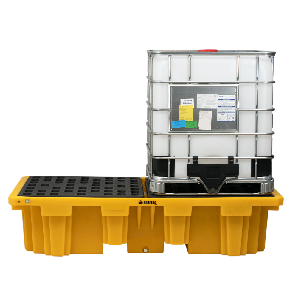 Cubeto Retenedor en PE para 2 IBC 130 x 220 x 50 cm 