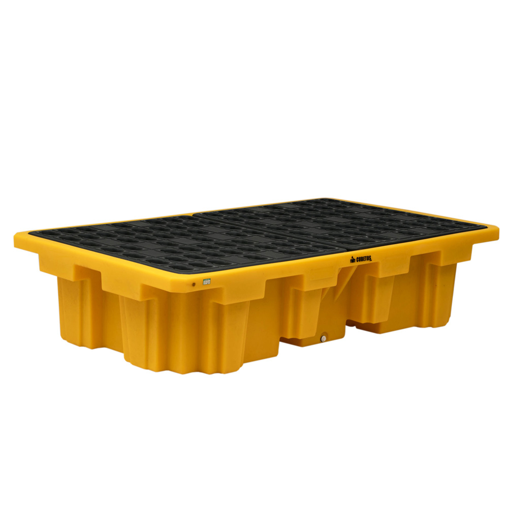 Cubeto Retenedor en PE para 2 IBC 130 x 220 x 50 cm 