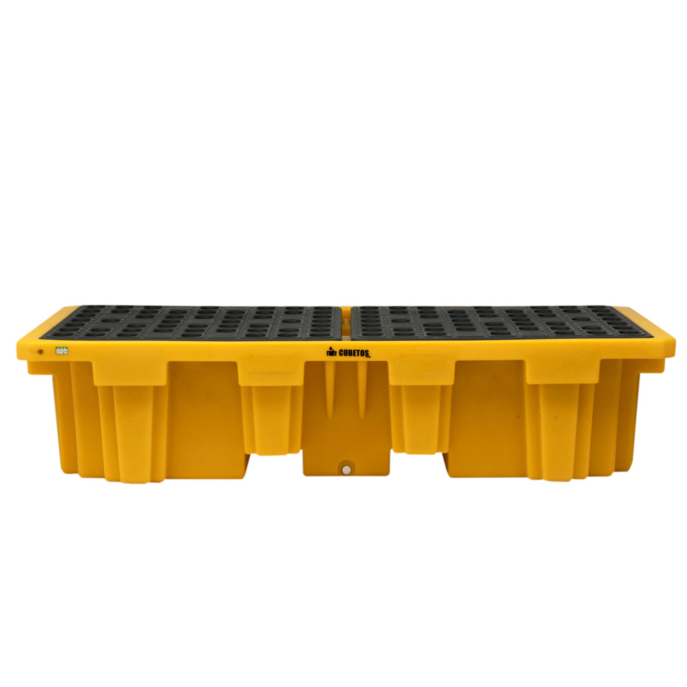 Cubeto Retenedor en PE para 2 IBC 130 x 220 x 50 cm 