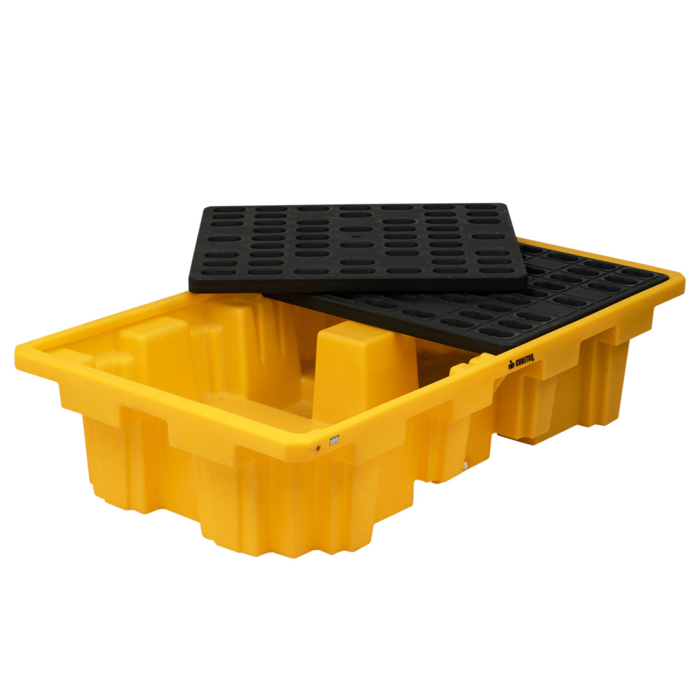 Cubeto Retenedor en PE para 2 IBC 130 x 220 x 50 cm 