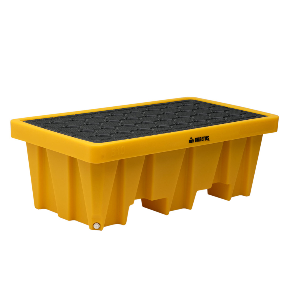 Cubeto Retenedor en PE para 2 Bidones 70 x 130 x 45 cm 