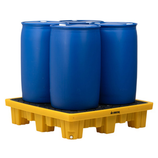 Cubeto 250 litros para 4 Bidones 130 x 130 x 30 cm