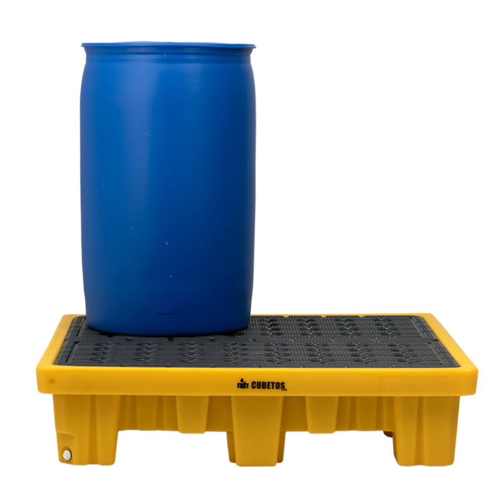 Cubeto 250 litros para 4 Bidones 130 x 130 x 30 cm