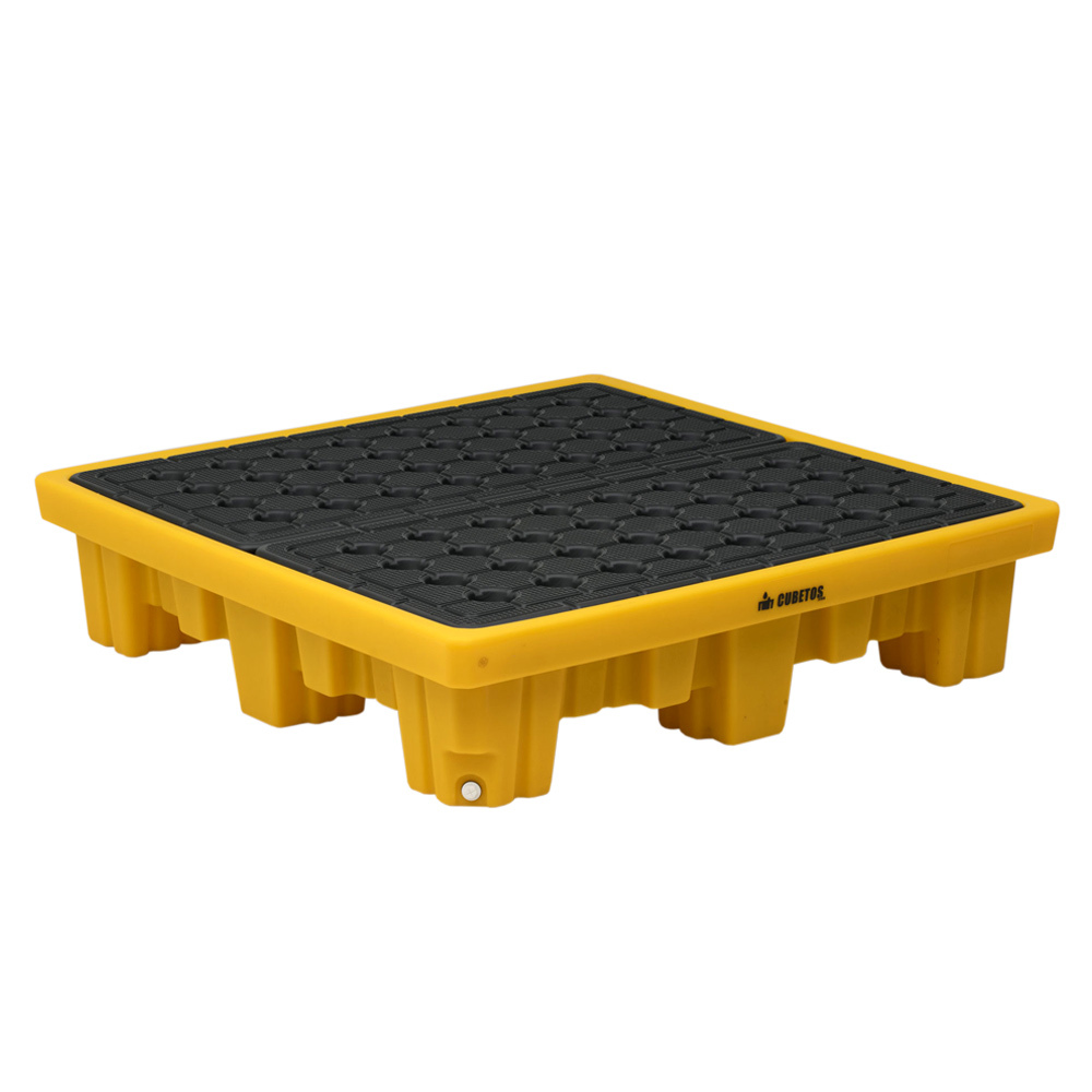 Cubeto 250 litros para 4 Bidones 130 x 130 x 30 cm