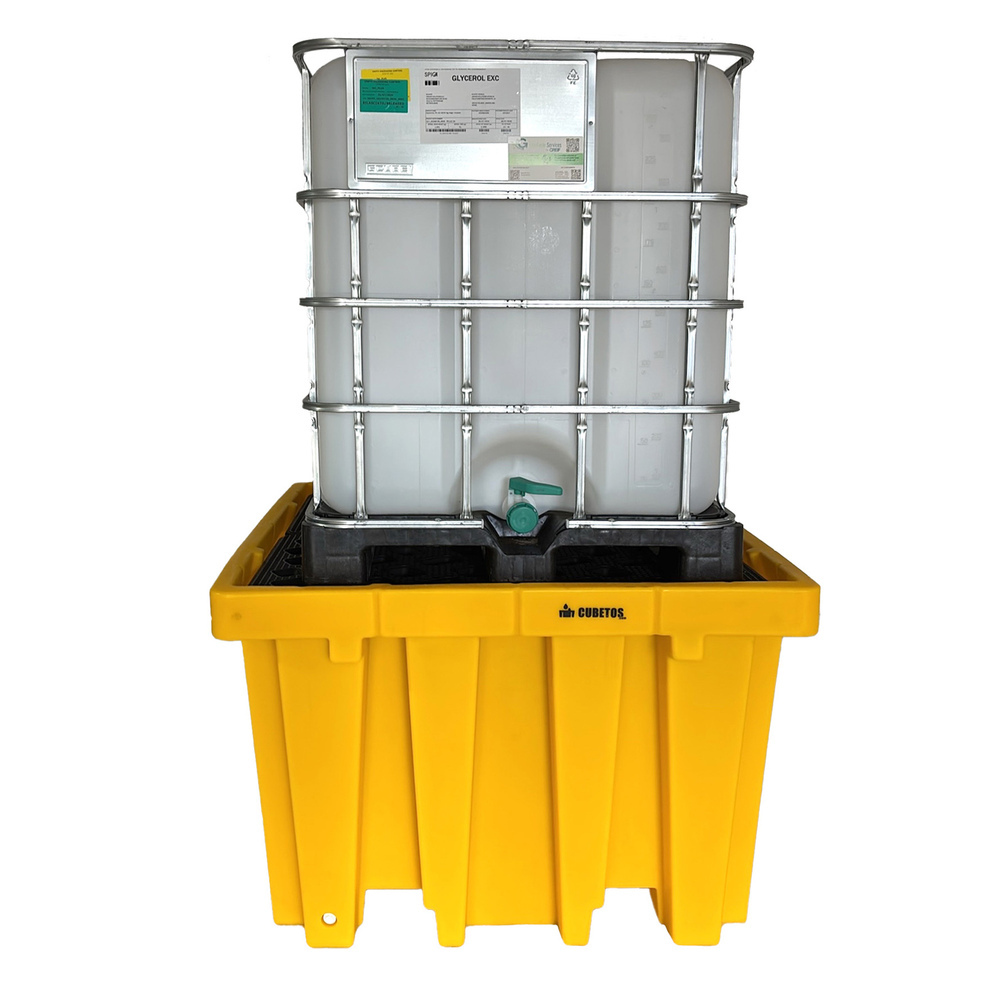 Cubeto 1300 litros para 1 IBC 138 x 138 x 90 cm