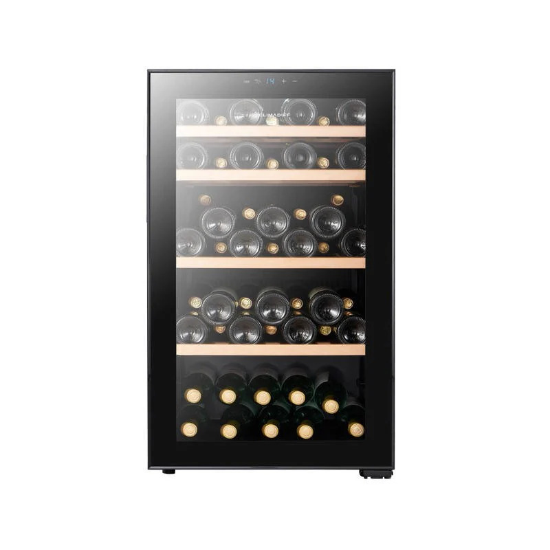 Vinoteca negra compresor  52 botellas Climadiff CEPAGE52F