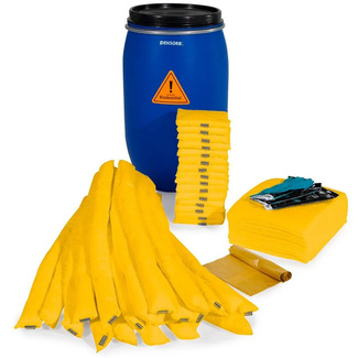 Set de Absorbentes Versión Especial 158 litros DENSORB en Bidón S170