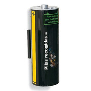 Contenedor para Recogida de Pilas Usadas 6 litros para Pared 		