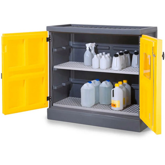  Armario Medioambiental Plástico Polystore PS 1211-2 Ancho 120 cm 2 Rejillas 