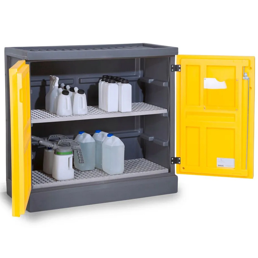  Armario de Polietileno Polystore PS 1211-2 Ancho 120 cm con 2 Rejillas 