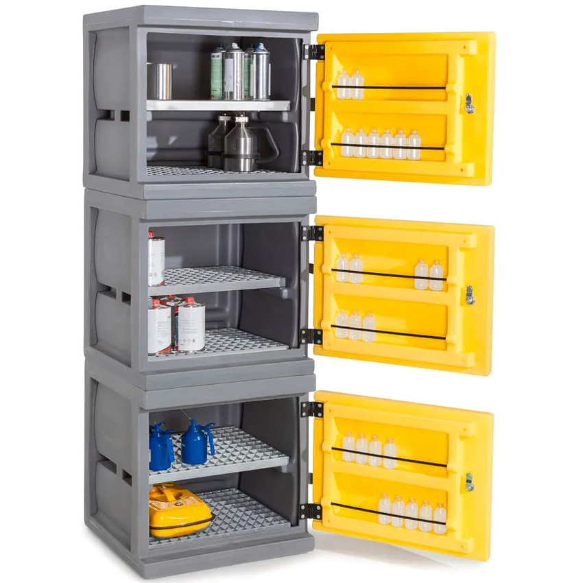 Armario Mini de Plástico Ancho 60 cm 2 Rejillas PolyStore PS 611.2 