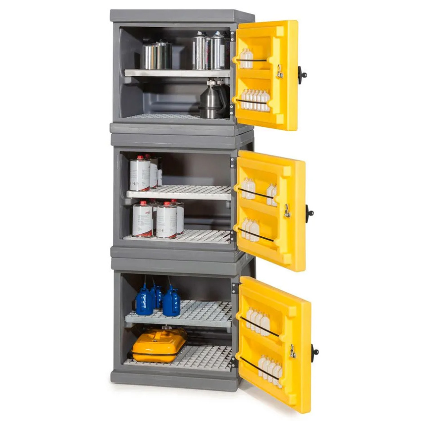 Armario Mini de Plástico Ancho 60 cm 2 Rejillas PolyStore PS 611.2 