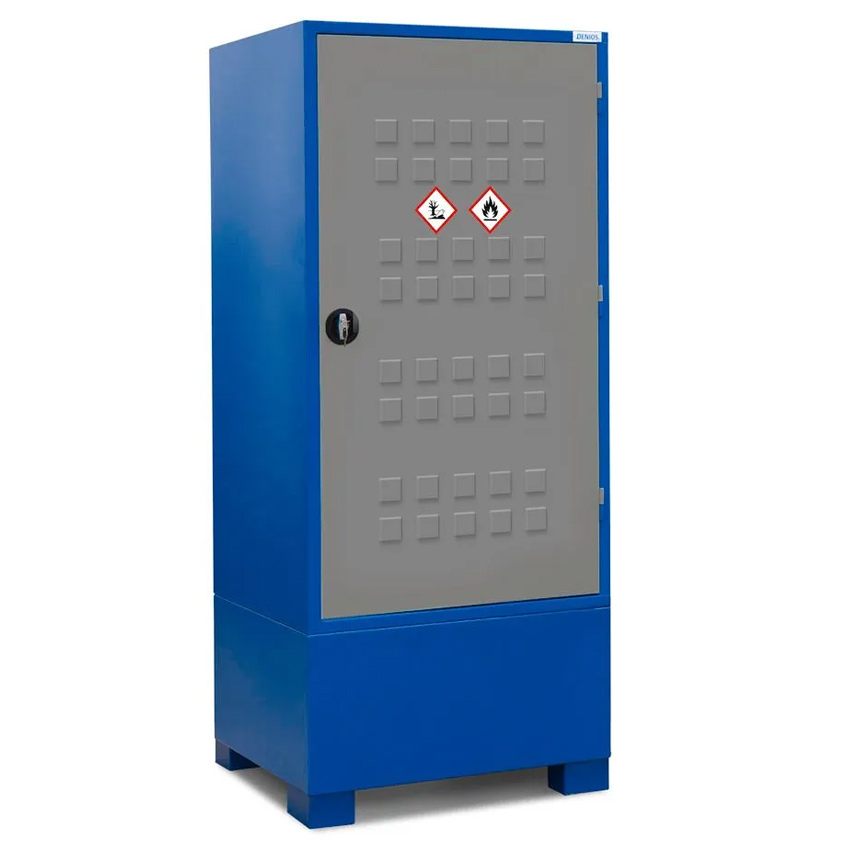 Depósito SteelSafe D1 para Recipientes Pequeños Puerta y Estantes 