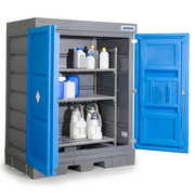 Depósito PolySafe D Puertas y Estantería para Recipientes Pequeños 