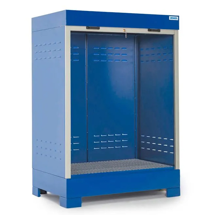 Deposito SteelSafe D2 de Acero Persiana Enrollable para 2 Bidones 