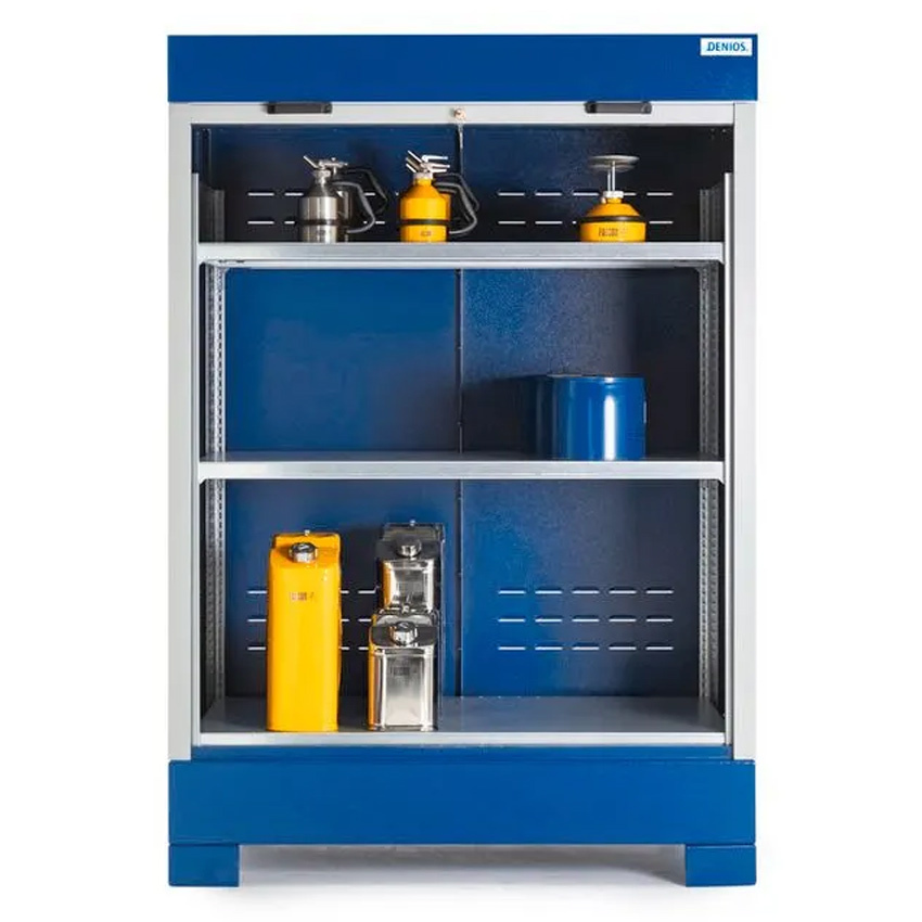 Deposito SteelSafe D2 Persiana y Estantería interior de Acero