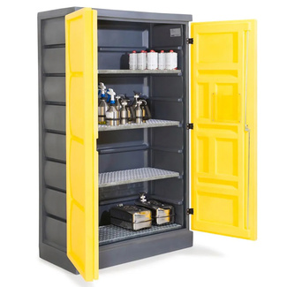  Armario Ancho 120 Polystore PS 1220-4 Plástico 4 Rejillas Galvanizadas 