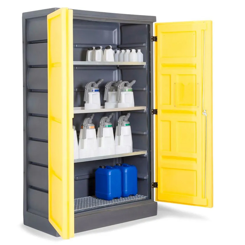 Armario Polystore PS 1220.-3.1 Plástico A=120 cm 3 Cubetos 1 Rejilla  