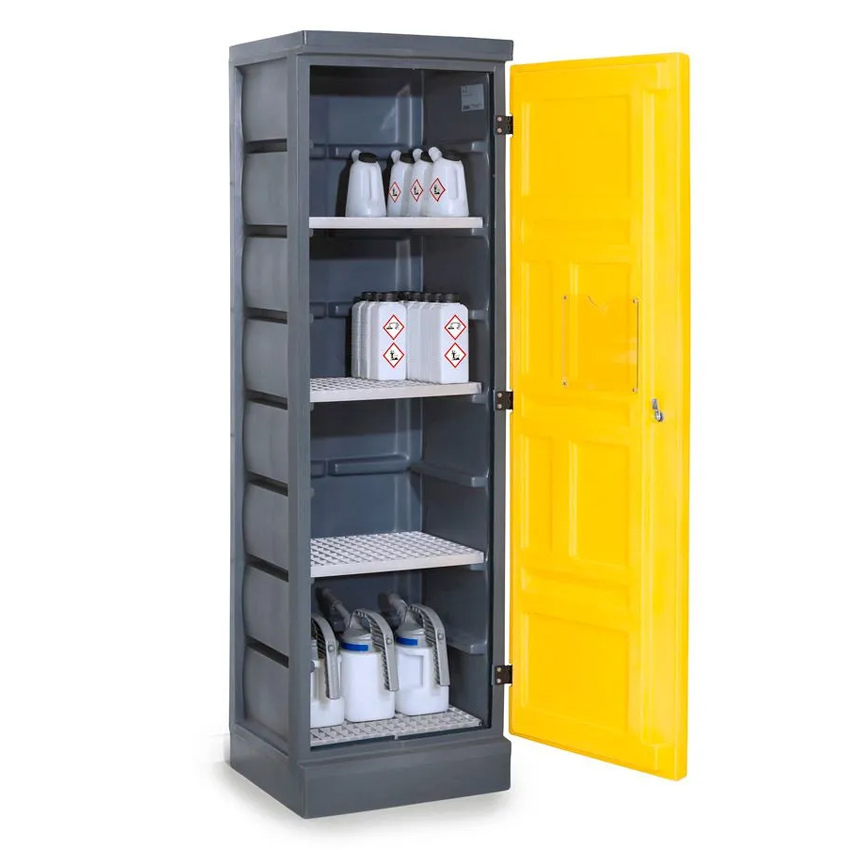 Armario Polystore PS 620-4 Plástico A=60 cm 4 Rejillas Inoxidables