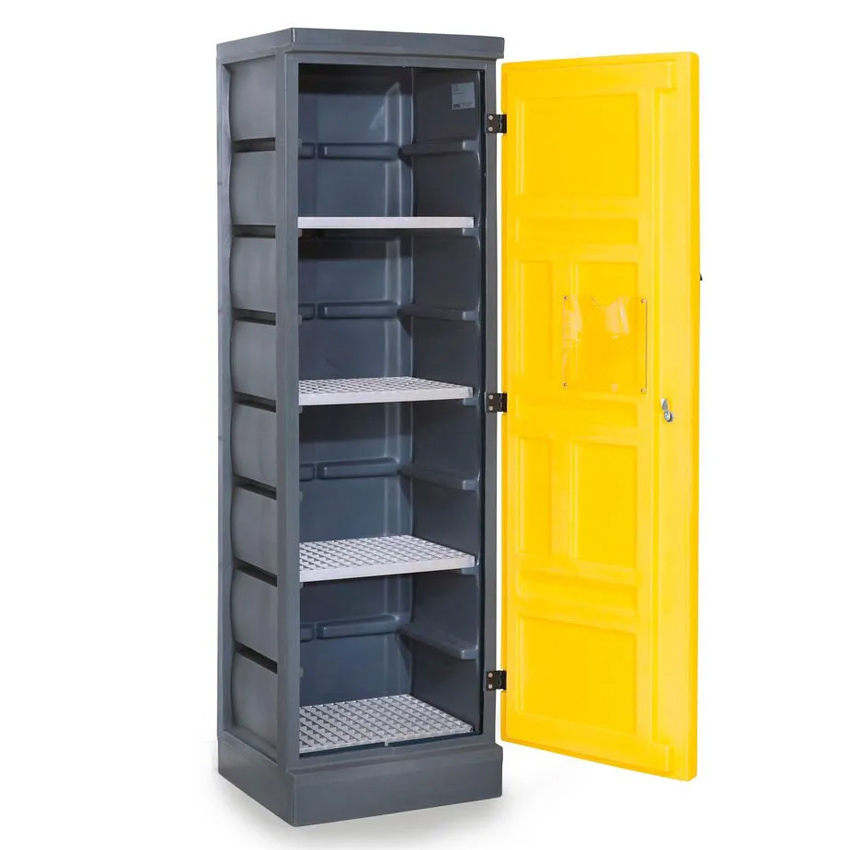 Armario Polystore PS 620-4 Plástico A=60 cm 4 Rejillas Inoxidables