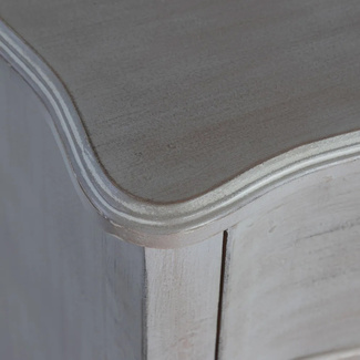 Cómoda de Madera 4 Cajones 38 x 98 x 78 cm 