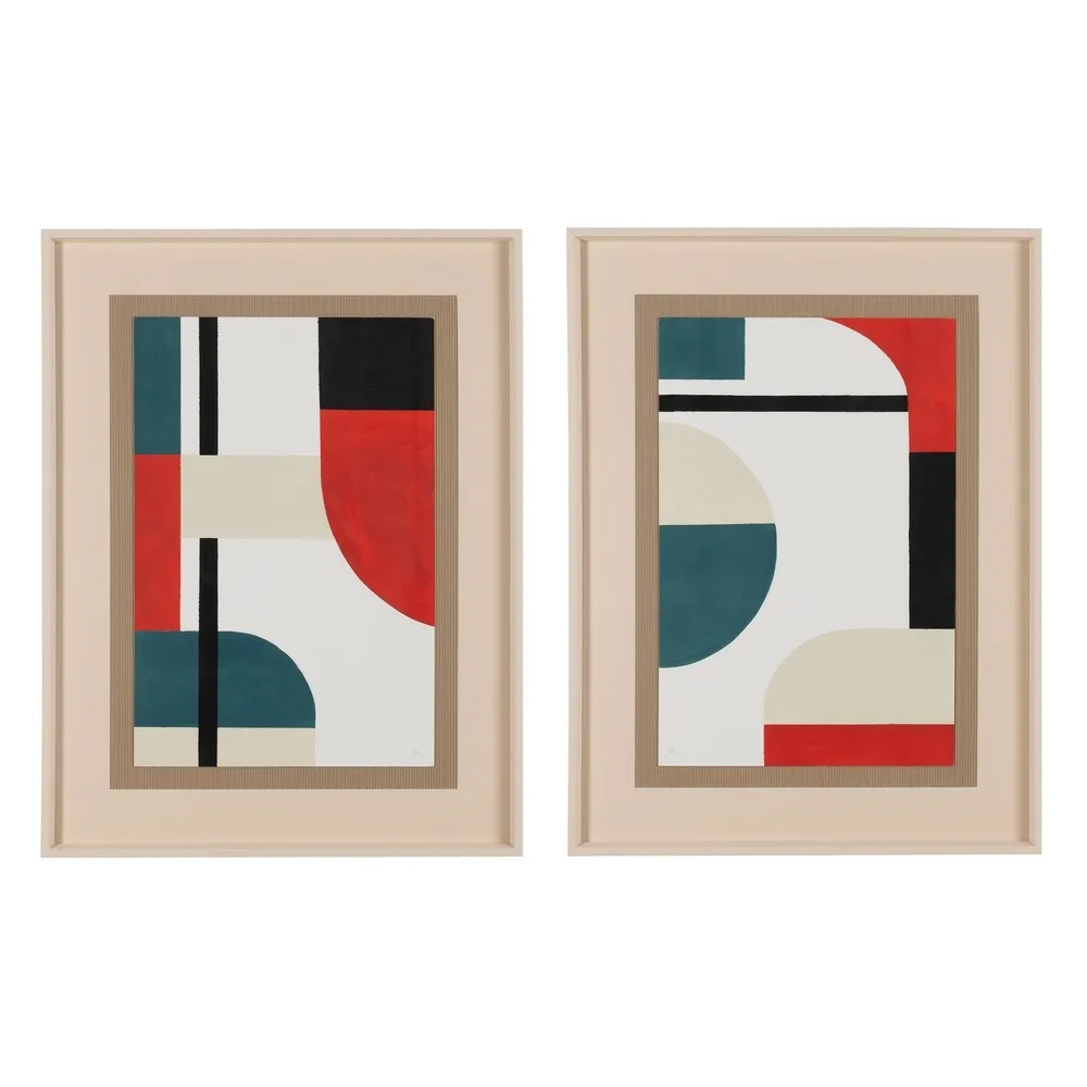 Cuadro Pintura Acrílica Abstracta 2 Modelos 60 x 80 cm 