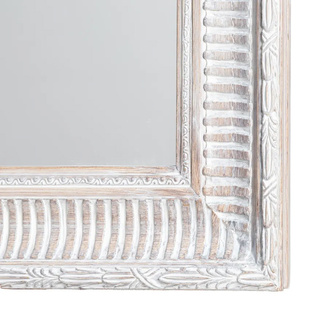 Espejo Pared Madera Paulonia Gris 3,5 x 76 x 106 cm 