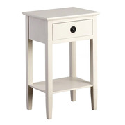 Mesita de Noche de Madera 1 Cajón 30 x 40 x 61 cm 