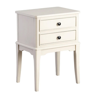 Mesita de Noche de Madera 2 Cajones 38 x 40,5 x 56 cm 
