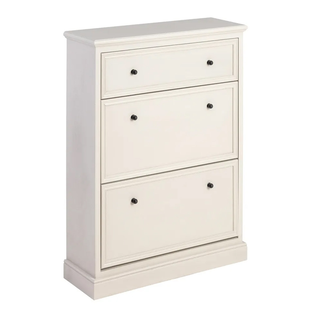 Zapatero de Madera Gris Claro 28 x 80 x 108 cm 