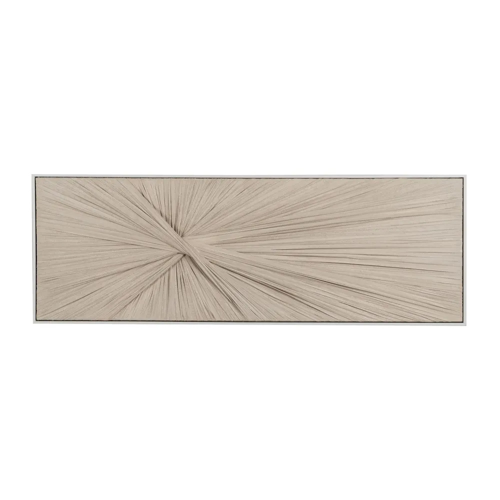 Cuadro Abstracto en Relieve Sober Lienzo 153 x 53 cm 