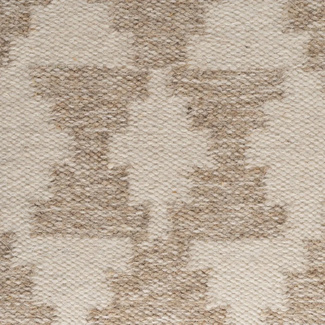 Puf Textil Mixto Blanco Natural 80 x 80 x 40 cm 