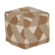 Puf Multicolor Textil Mixto 45 x 45 x 45 cm 