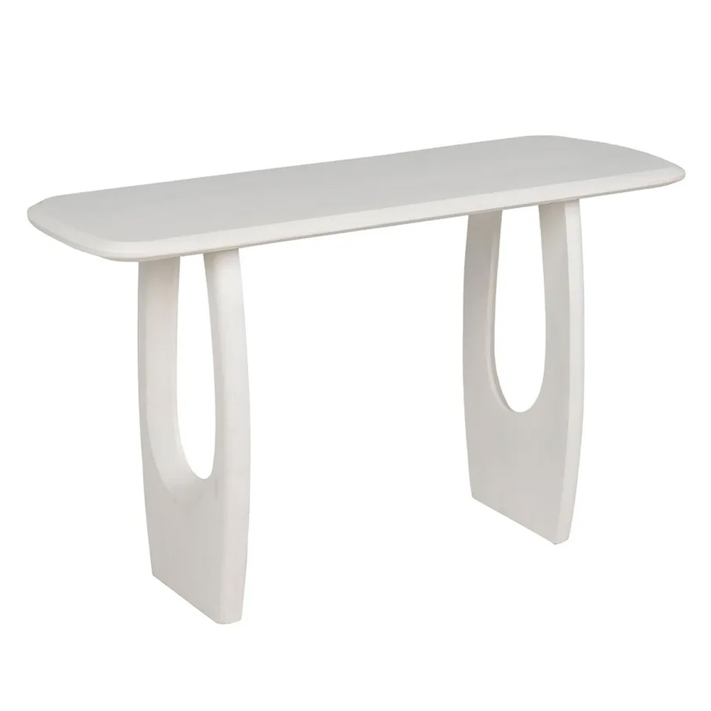 Consola de Madera de Acacia 46 x 130 x 76 cm   