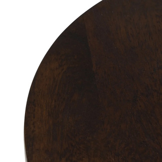 Mesita Auxiliar de Madera Natural 37 x 37 x 60 cm 