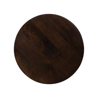 Mesita Auxiliar de Madera Natural 37 x 37 x 60 cm 