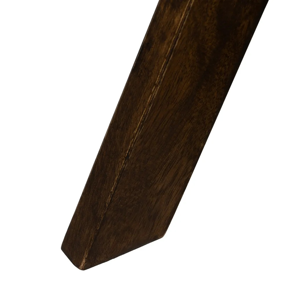 Mesita Auxiliar de Madera Natural 37 x 37 x 60 cm 